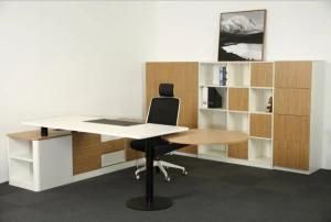 New Fashion Design Office Furniture Executive Modern Director Melamine Office Desk Office Table with L Shape