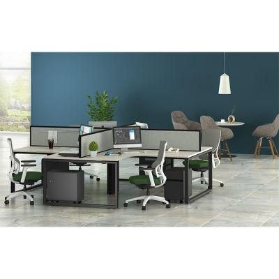 4 Seats Used Metal Office Furniture Modular Office Desk and Workstations for Sale