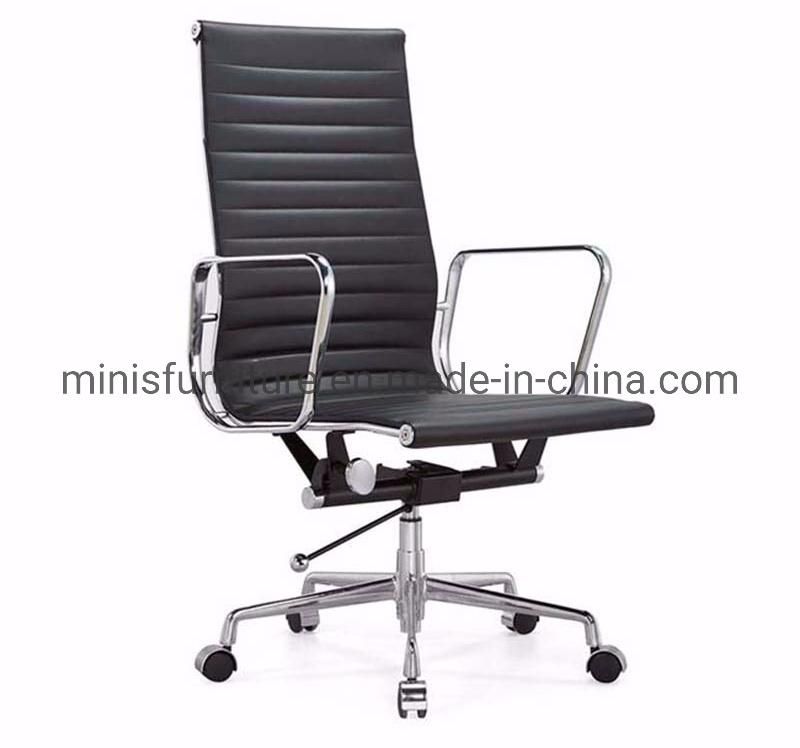 (M-OC108) Hot Sale Comfortable Office Furniture Executive Cream Color Rotary High Back Chair