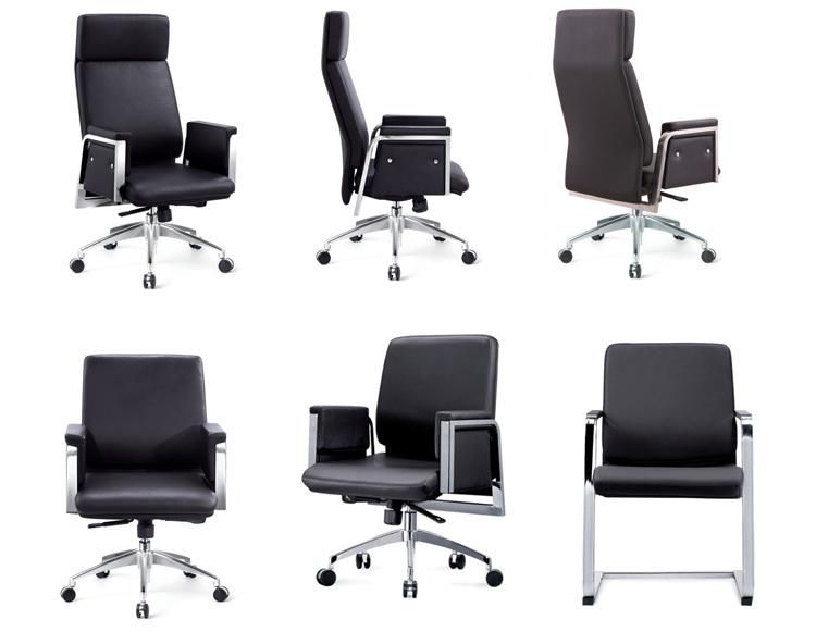 High Back Boss Chair with Top Grade Cow Leather Seating