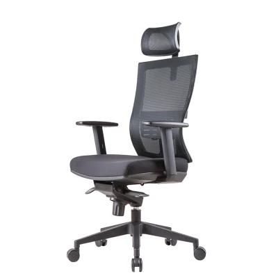 Executive Office Chair Revolving Chair High Back Ergonomic Chair Adjustable Lumbar Supported Mesh Office Chair Modern