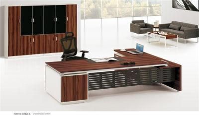 Modern Design Luxury Office Table Executive Desk with Side Table