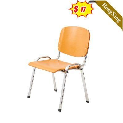 High Quality Metal Stainless Steel PP Plastic Public Chairs Office School Meeting Room Orange Color Training Chair