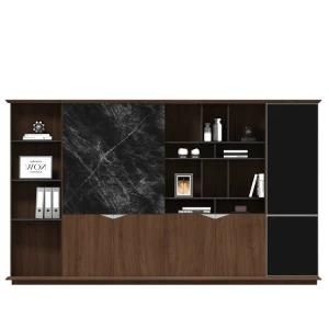 High-Quality Import Walnut Wooden Office File Cabinet