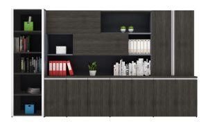 Melamine Bookcase with Aluminum Frame 2 Door 3 Door Bookshelf New Design Office Furniture 2019 File Cabinet