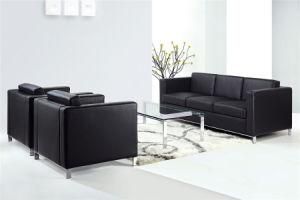 Cheap Simple Stainless Steel Leg Office Sofa Set