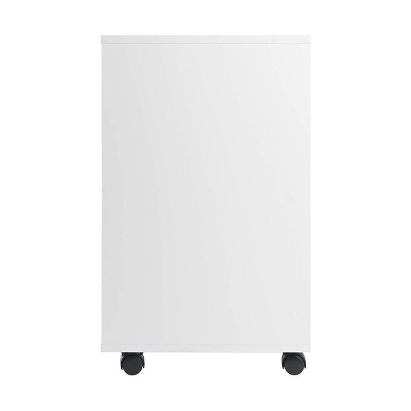 White Simple Office Storage Cabinet Customized Removable File Cabinet