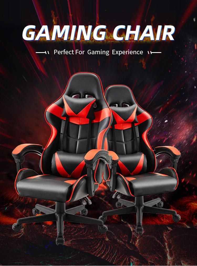 Cheap High Back Computer Ergonomic Armrest Leather Racing Gamer Gaming Chair