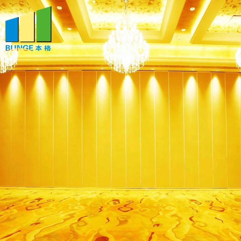 Removable Wall Partitions Auditorium Soundproof Operable Wall Sliding Hotel Partition