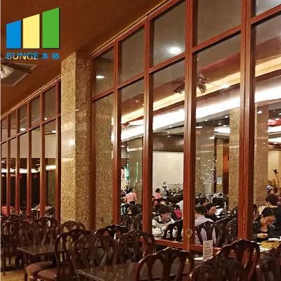 Aluminum Frameless Partition Movable Office Partition Wall / Glass Wall Partition