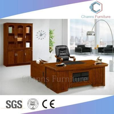 China Made Furniture MDF Paper Veneer Wooden Office Desk (CAS-VA43)