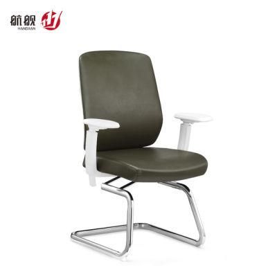 Middle Back Size Meeting Visitor Chair with 180deg Resilient Mechanism