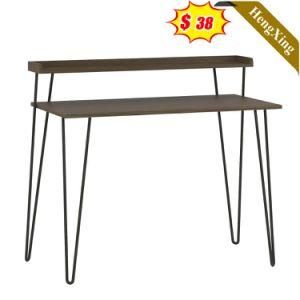 Modern Melamine Metal Frame L Shape Corner Office Desk Manager Table