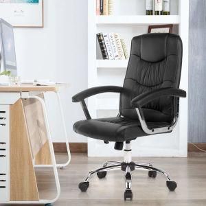 Ergonomic Home Office Furniture PU Leather Swivel Executive Office Chair (LSA-015BK)