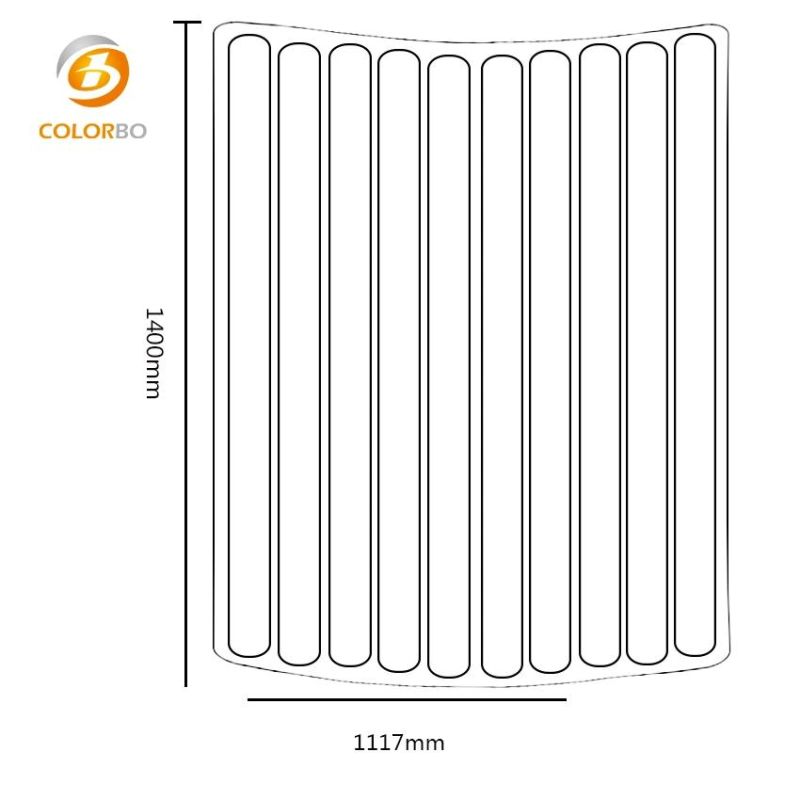 New Material  Fireproof Acoustic100% Polyester Fiber Partition Screen