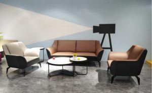 Italian Design Leather Fabric Office Bench and Corner Sofa