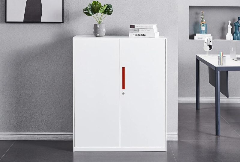 2 Swing Door File Storage Metal Filing Cabinet Cupboard