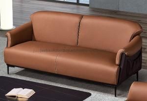 Leather Sofa Creative Living Room Modern Minimalist Luxury Small Apartment Combination Italian New Style Simple 3 Seater
