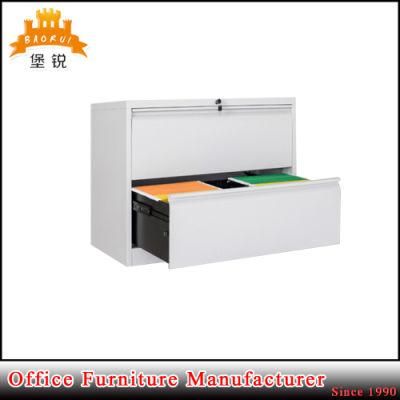 Fas-003-2D Kd Structure Metal Storage Organization 2 Drawers Lateral Steel Filing Cabinet