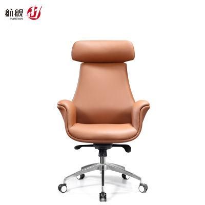 New Premium Executive Chair PU Leather Headrest Swivel Boss Office Chair