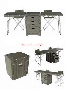 Multifunctional Outdoor Military Field Desk Table Mobile Office