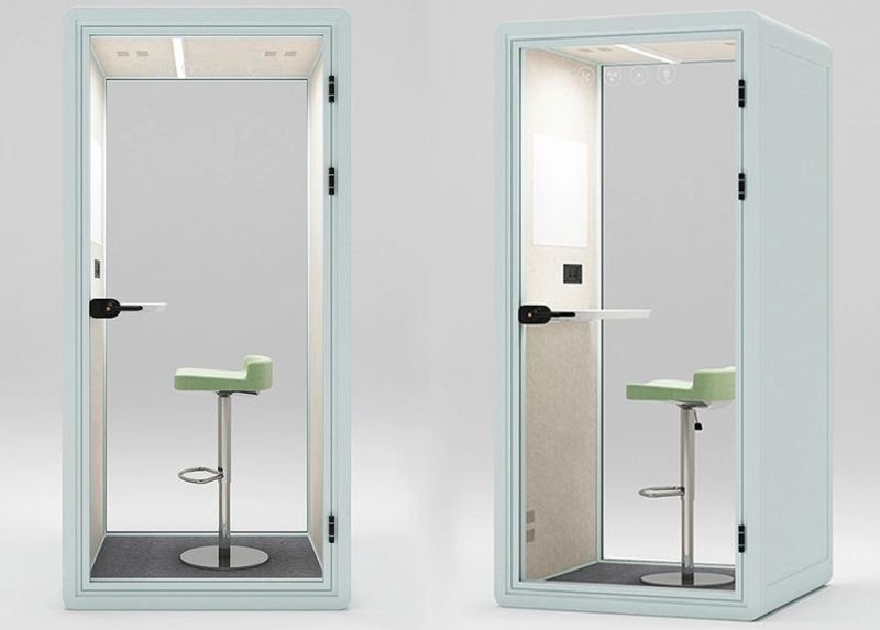 Office Meeting Pod Soundproof Booth Private Meeting Cabin Sound Insulate Office Phone Booth