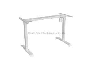 Single Motor Home Office Electric Adjustable Standing Desk with Three Stages