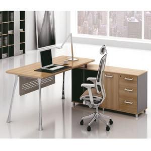 2019 Latest Modern Executive Office Desk Furniture Set with Low Cabinet