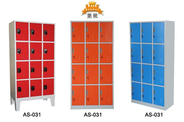 24 Door Compartment Iron Cabinet Metal Locker