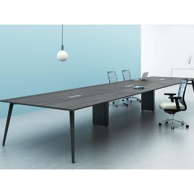 Foshan Luxury Office Furniture 10 Person Meeting Melamime Conference Table