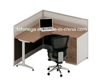 Single Seat L-Shaped Office Partition Manager Seat (FOH-JT1A-1)