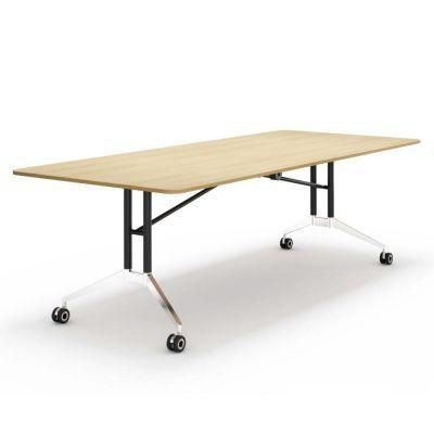Modern Foldable and Movable Boardroom Conference Room Negotiating Table