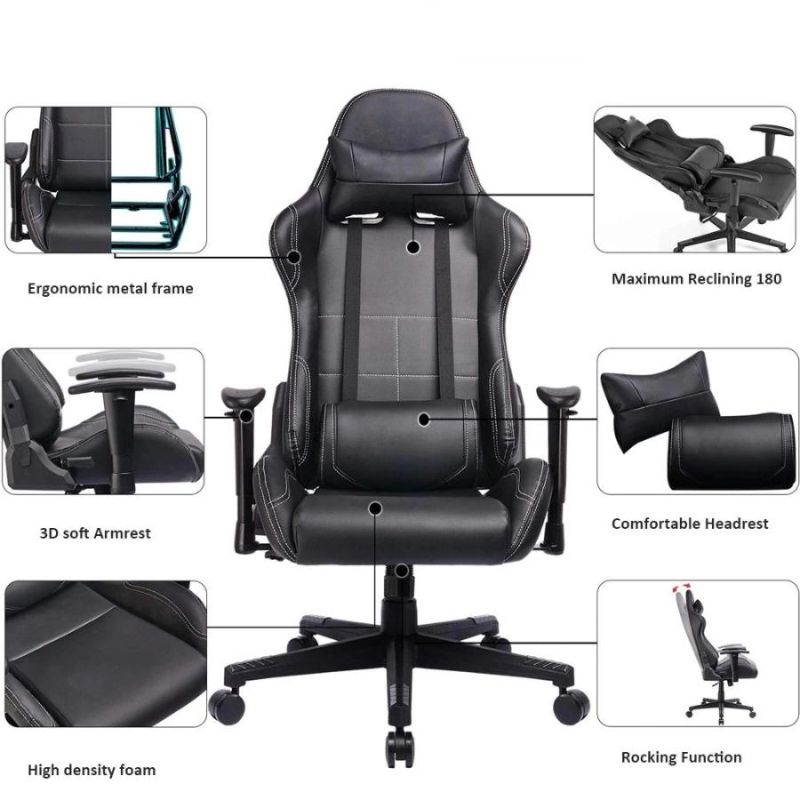 Leather PU Silla Gamer Victory Swivel Office Chair