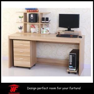 Wooden Desktop Computer Table Design with Drawers