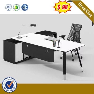 Mixed Color L Shape Boss Office Lab Home Standing Desk Home Furniture
