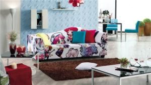 Fabric Sofa with Lovely Cartoon Pattern (J-8006A)