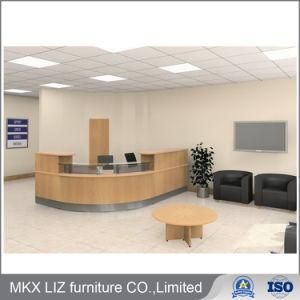 L Shape Custom Made Office Furniture Reception Table (AM-119)