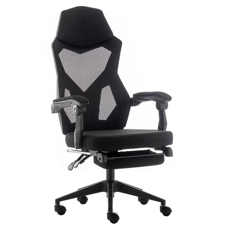 High Back Ergonomic Office Executive Swivel PC Racing Computer Desks Gaming Chair with Footrest