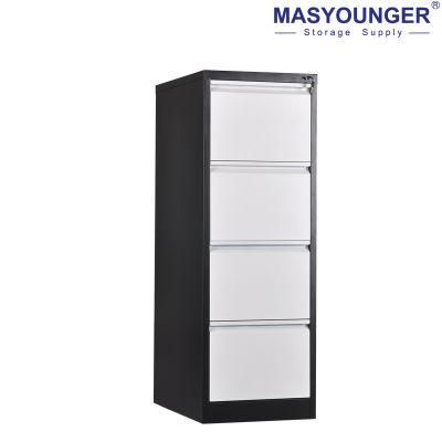 Steel Metal Office Furniture 4 Drawer Storage Vertical Filing Cabinet