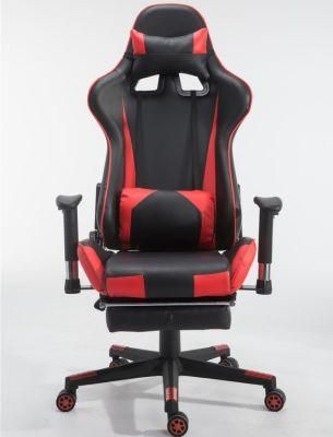 Revolving Gaming Chair with Footrest