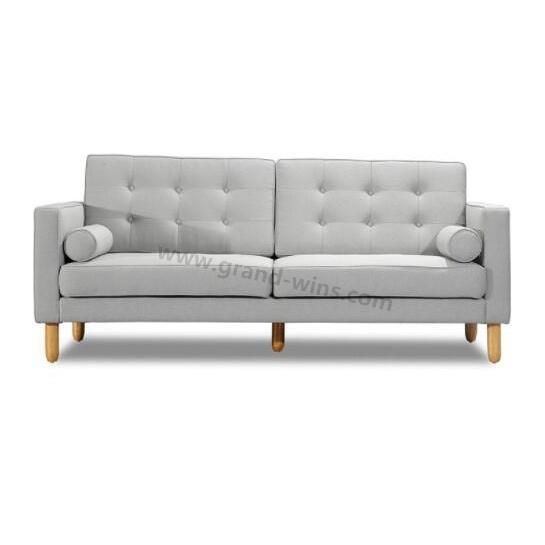 Italian Style Living Room Square Combination Fabric Furniture Leisure Sofa Set for Office