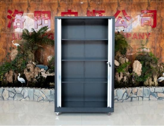 Fas-033 Office Movable Tambour Door Steel Locker /Filing Cabinet with Sliding Door