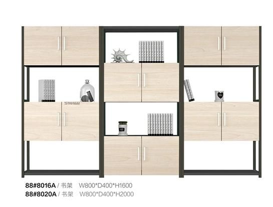 Office Project Partition Table Use by Administrative Staff with Filing Cabinet
