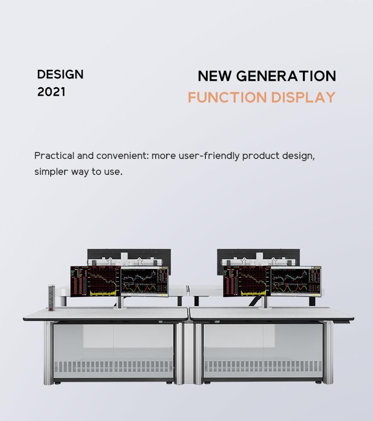 Kesino Innovative It Sit/Stand Workstation Dispatching Office Furniture Manufacturer Lifting Table Control Room Consoles