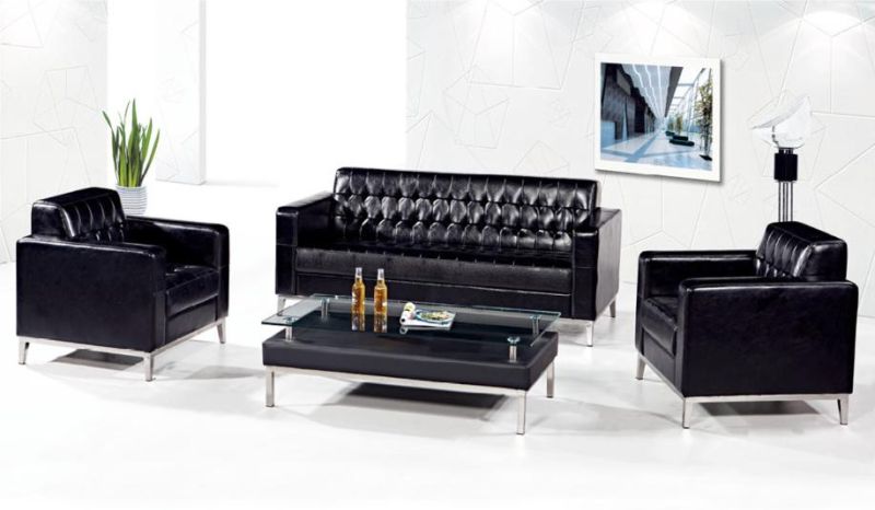 Creative Design Waiting Lounge Leather Commercial Sofa