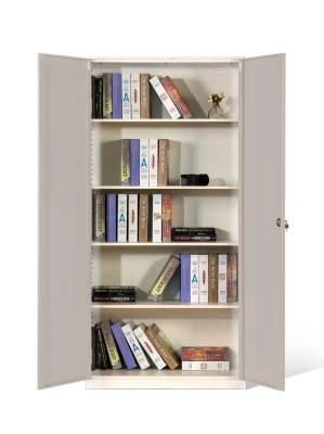 File Storage Cabinet Knock Down Design 4-Shelf Metal Cupboard