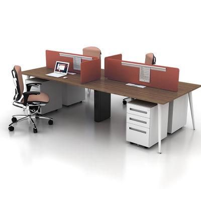 High Quality Office Workstations 4 Seat Computer Desk