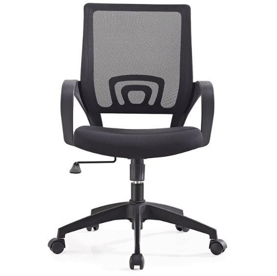 Good Price Office Furniture Black Elastic Mesh Office Swivel Plastic Computer Chair