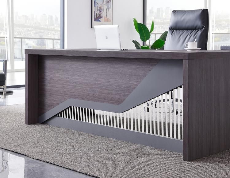 Yifa Chinese Office Desk Desk Modern L-Shaped Desk Executive Office Desk Office Table with Side Table