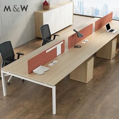 Morden Style Office Wood Table Specifications Size Staff Computer Workstation Desk Office Furniture